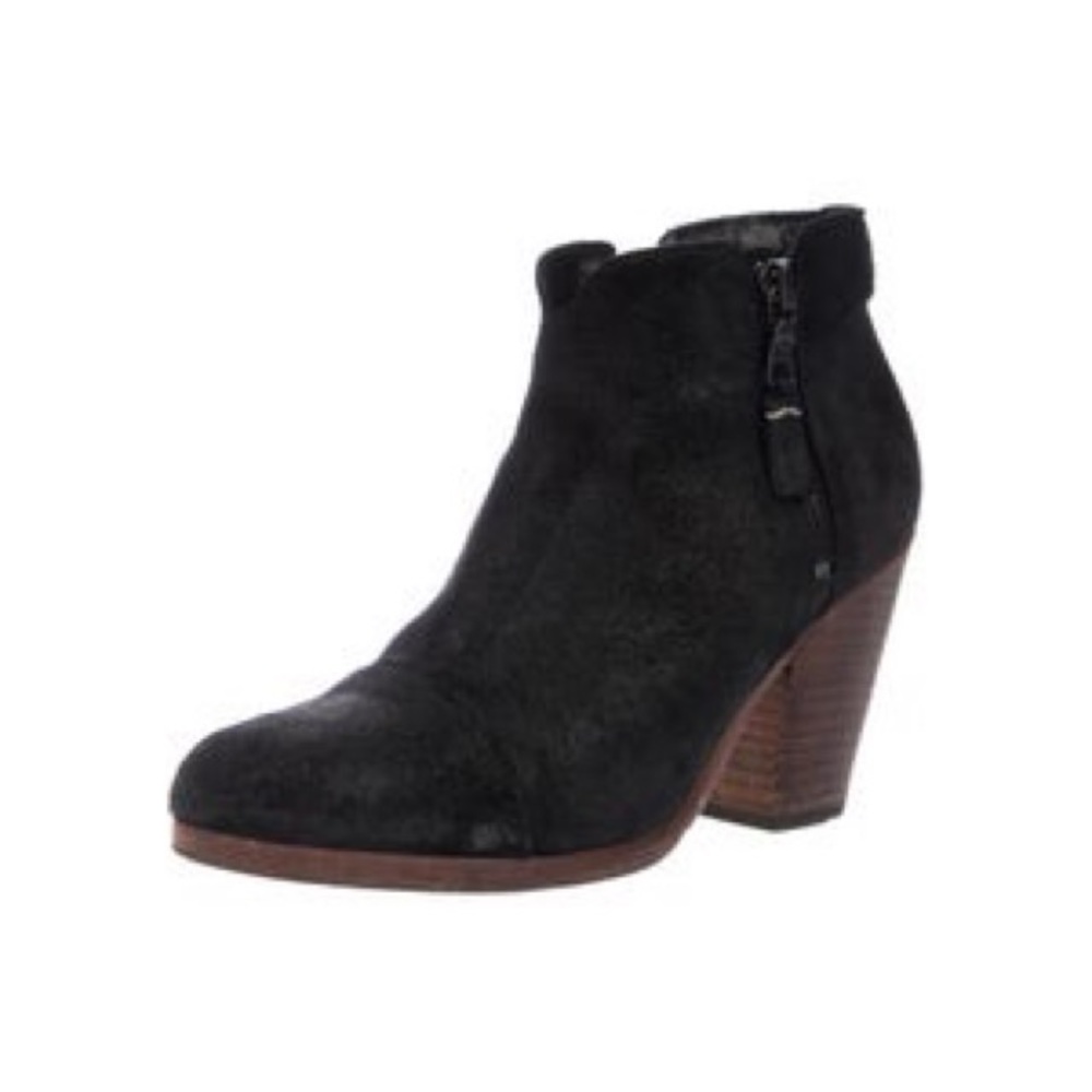 Rag & Bone Margot Suede High Block Heel Booties
